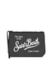 mc2 saint barth borsa pochette unisex aline linen nero 9362364