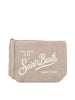 mc2 saint barth borsa pochette unisex aline linen beige 583864
