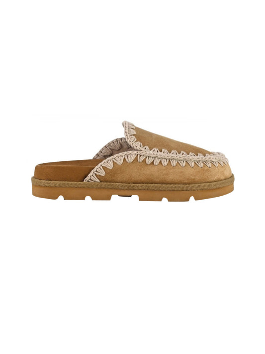 MOU Sandalo Basso Donna Low bio sabot monoch Cognac