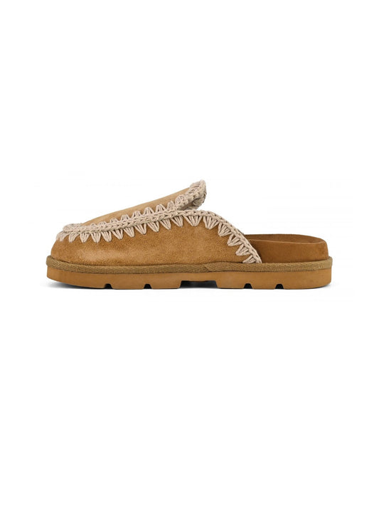 MOU Sandalo Basso Donna Low bio sabot monoch Cognac