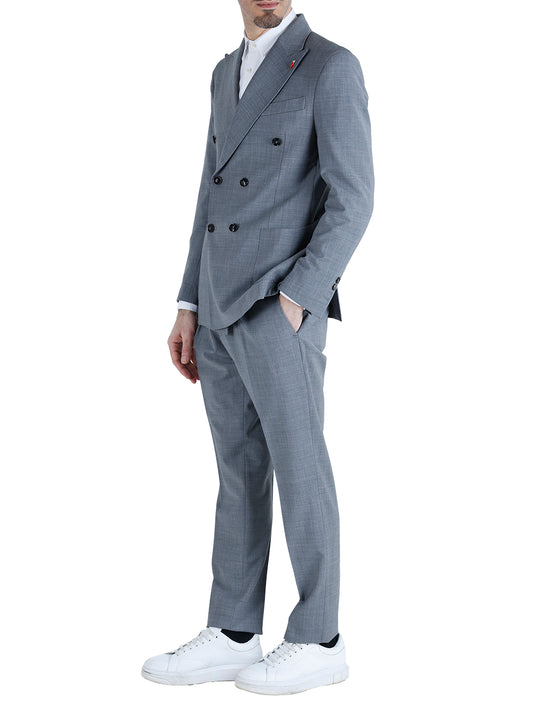 Abito Casual Uomo Grigio Chiaro