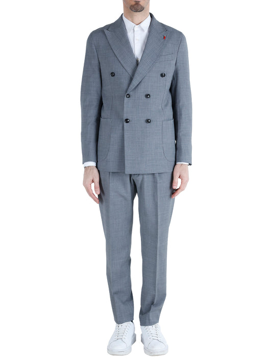 Abito Casual Uomo Grigio Chiaro