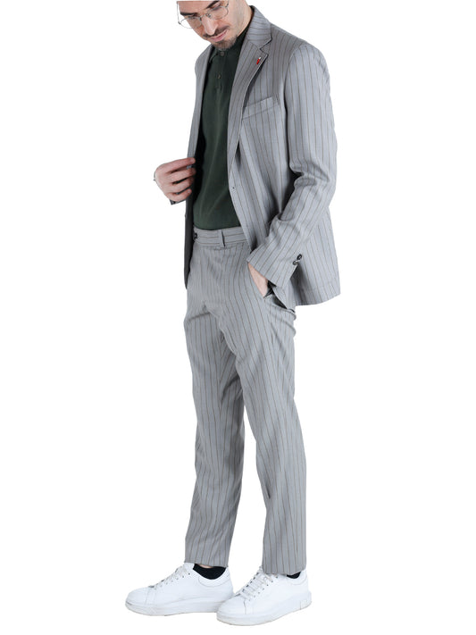 Abito Casual Uomo Grigio