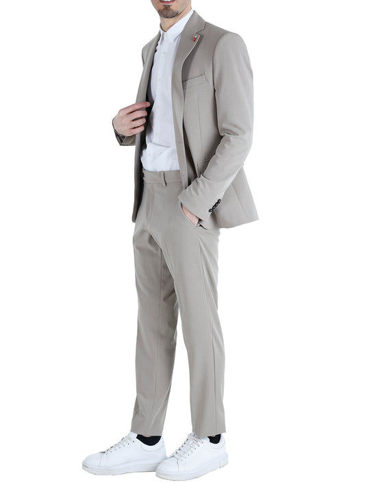 Abito Casual Uomo Beige