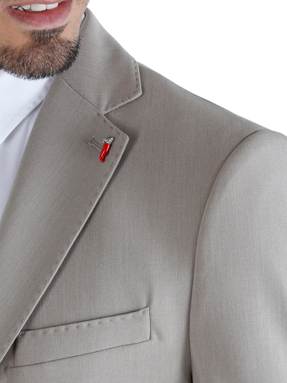 Abito Casual Uomo Beige