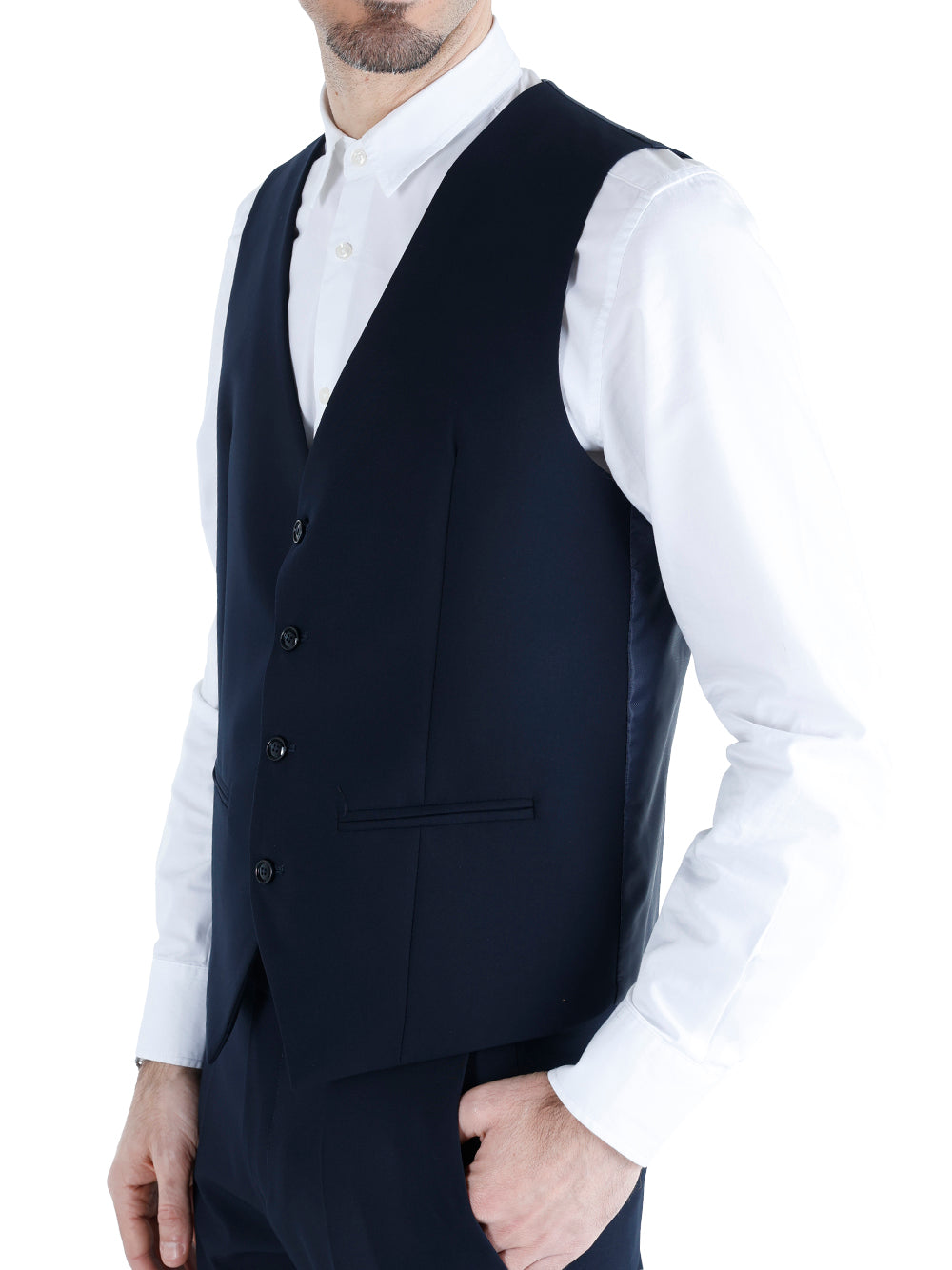 Abito Casual Uomo 3 pezzi Blu