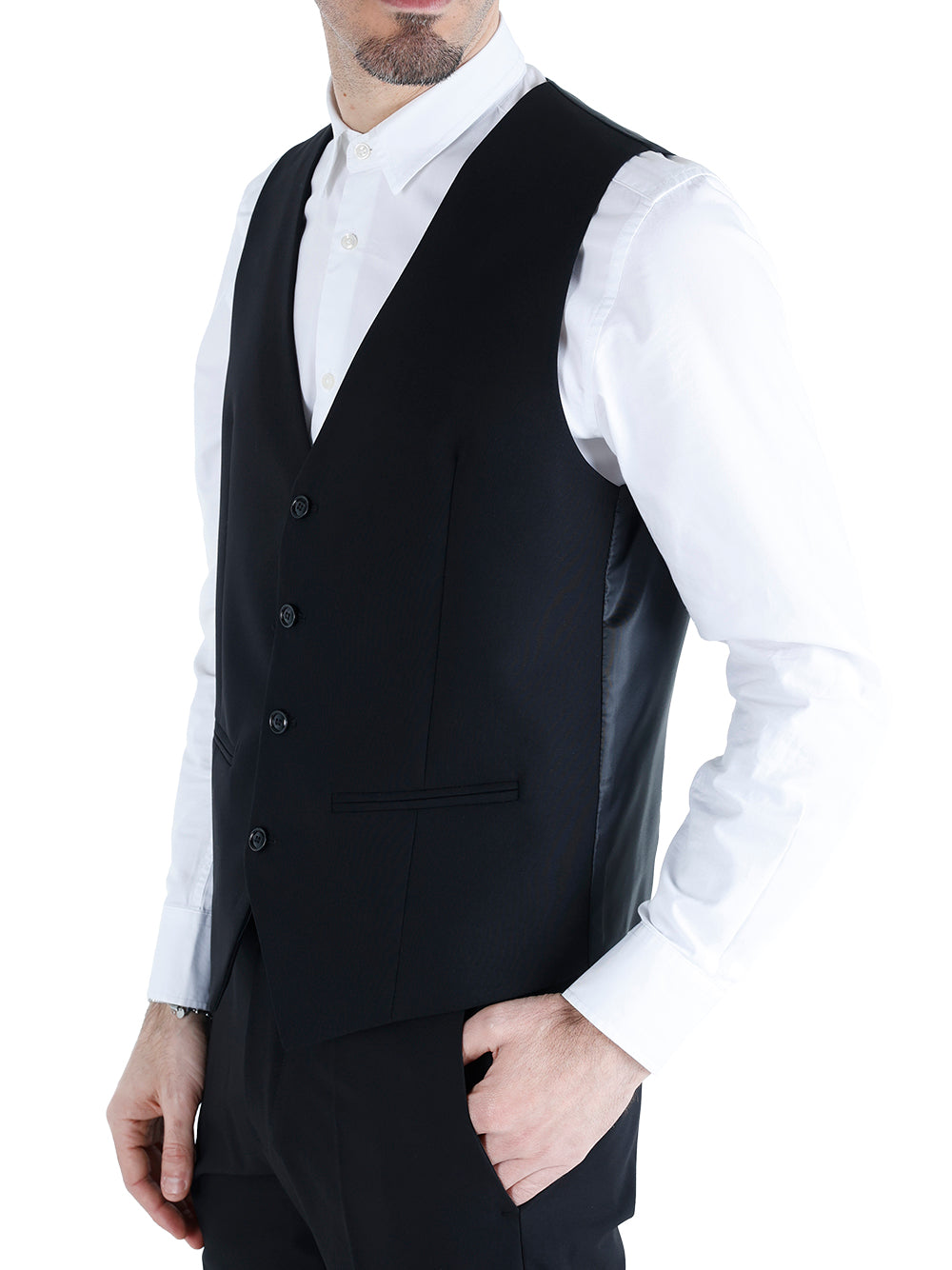 Abito Casual Uomo 3 pezzi Nero