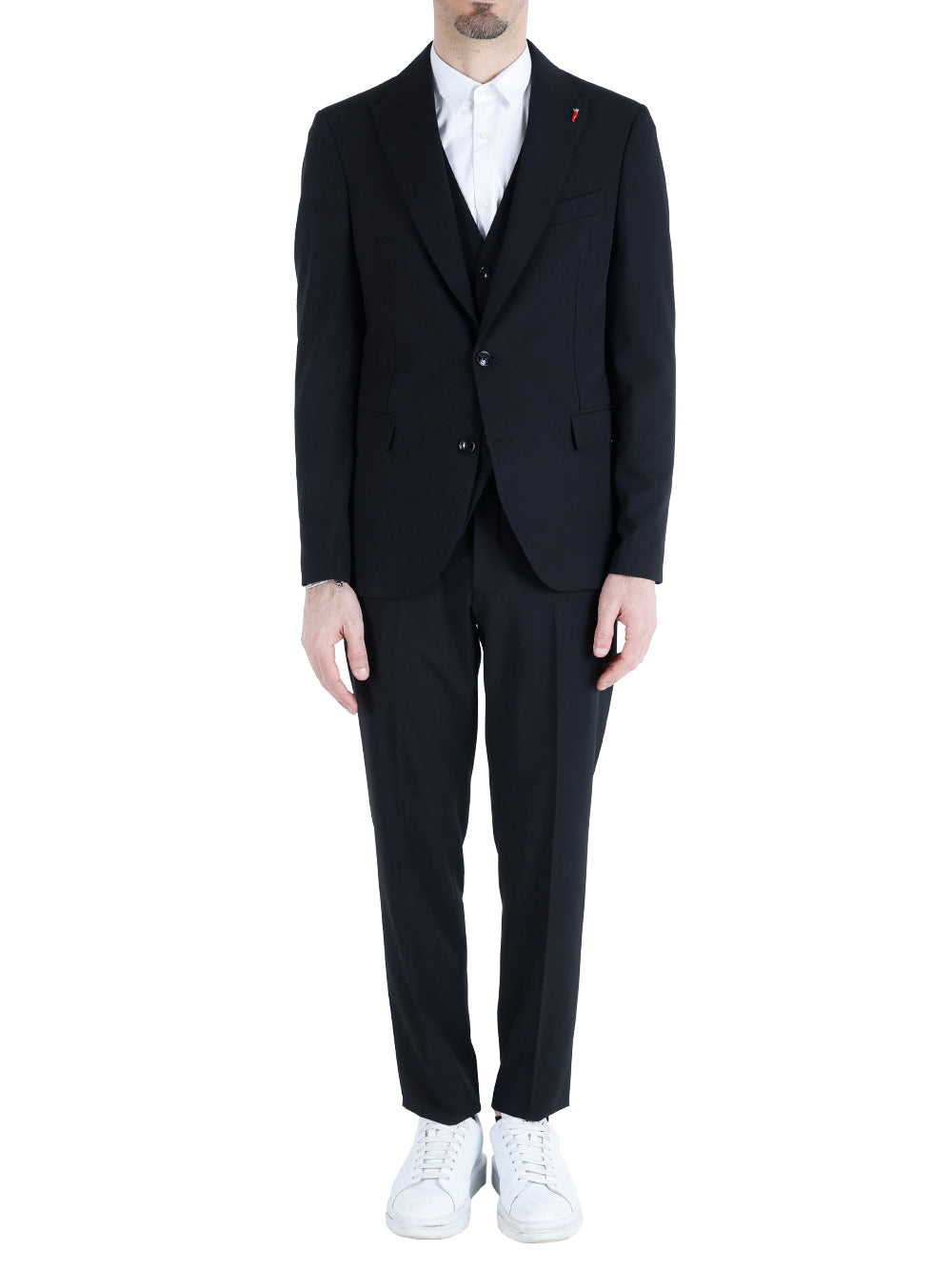 Abito Casual Uomo 3 pezzi Nero