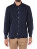 savile row camicia casual uomo francese m l blu 9961508