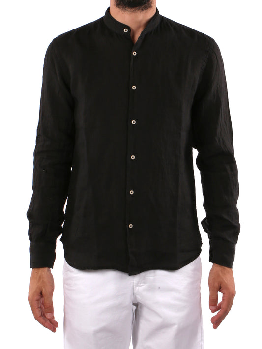 Savile Row Camicia Casual Uomo coreana m/l Nero