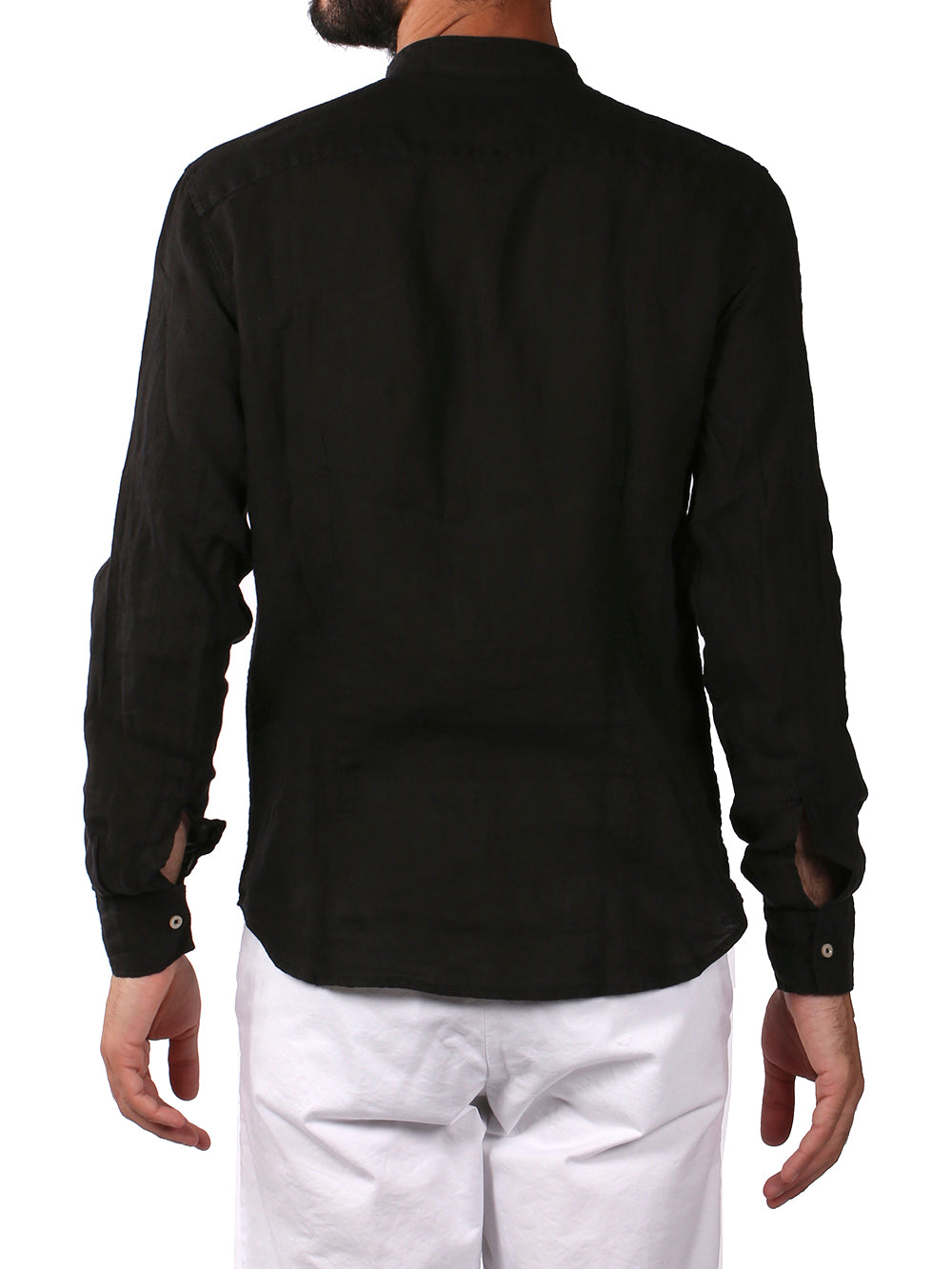 Savile Row Camicia Casual Uomo coreana m/l Nero