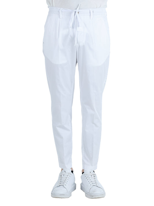 Pantalone Casual Uomo Panna
