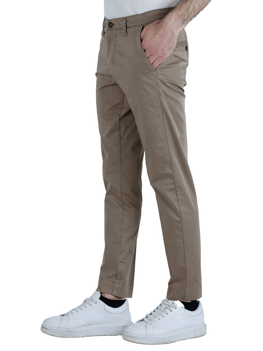 Pantalone Casual Uomo Kaki