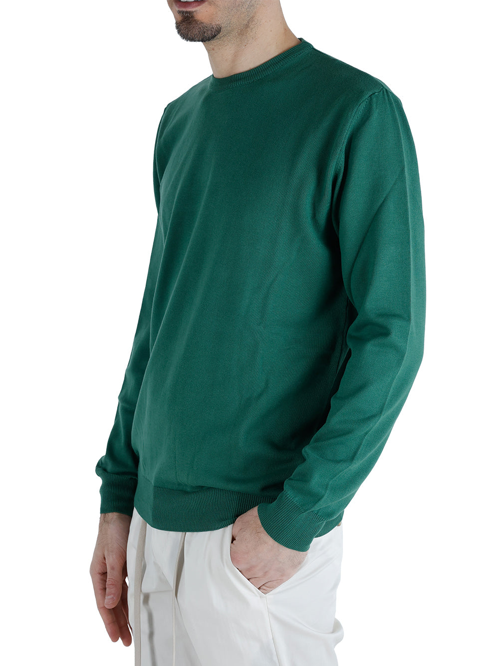 Pullover Uomo Verde bottiglia