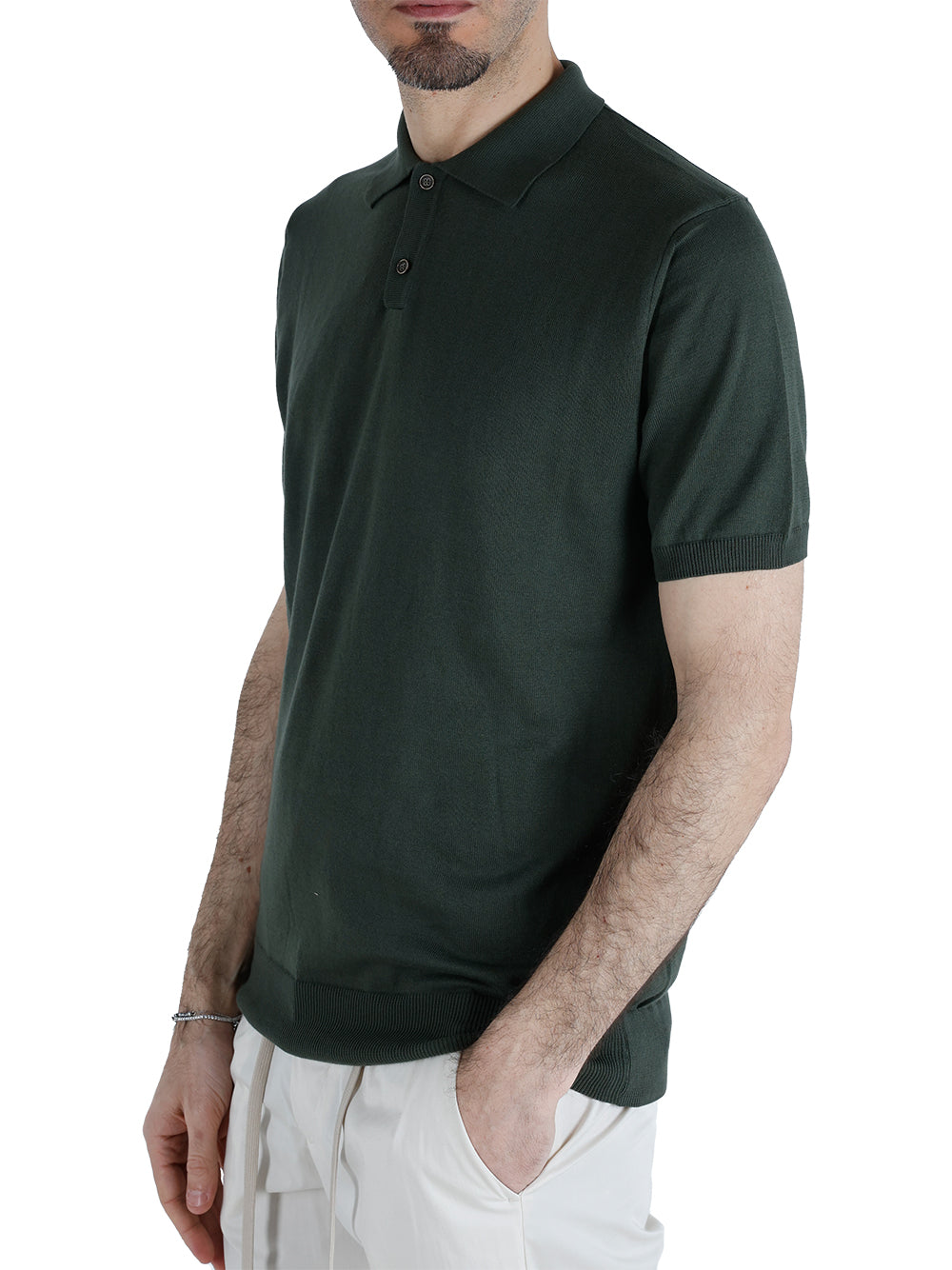 Polo Uomo Verde militare