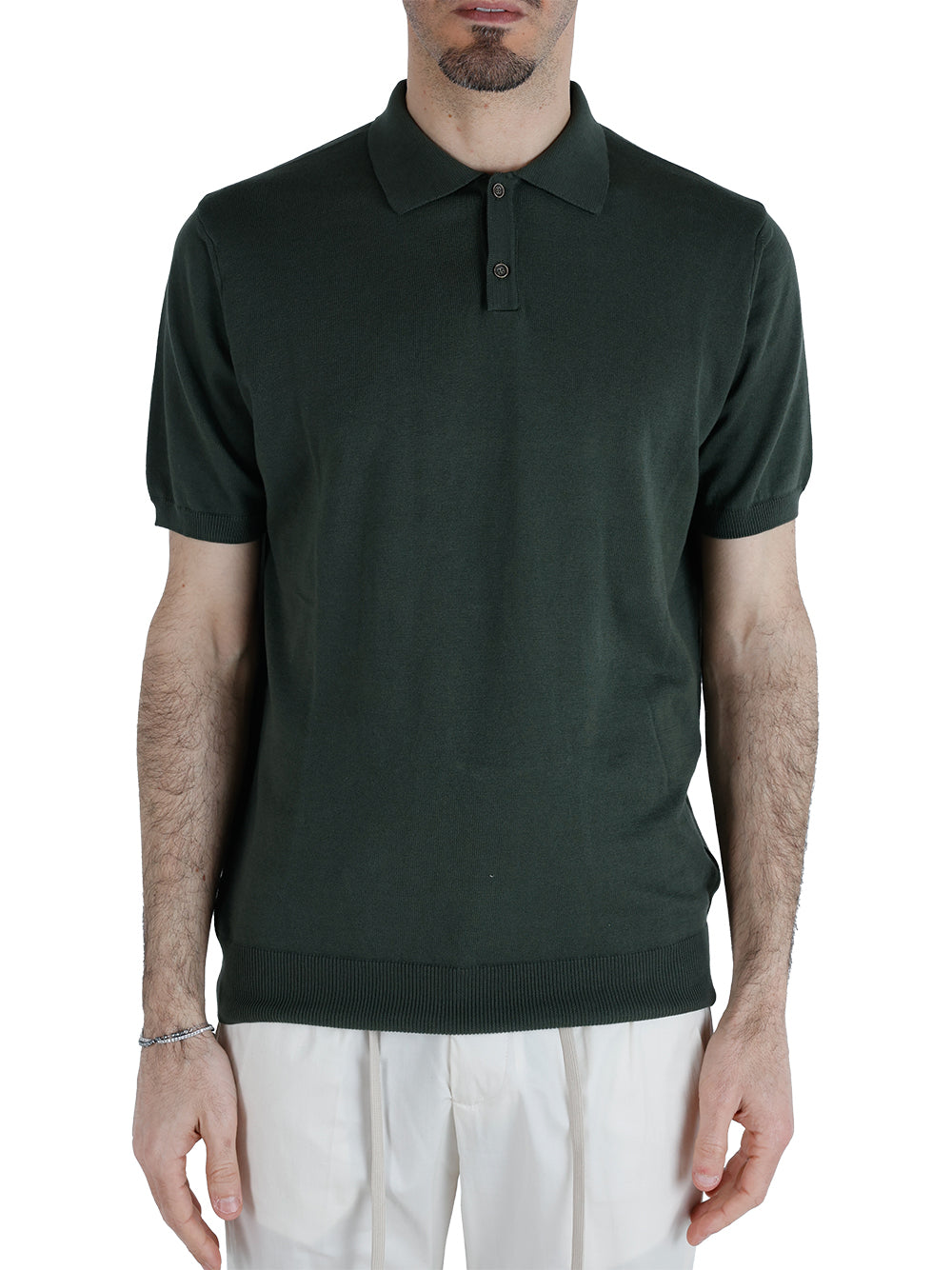 Polo Uomo Verde militare