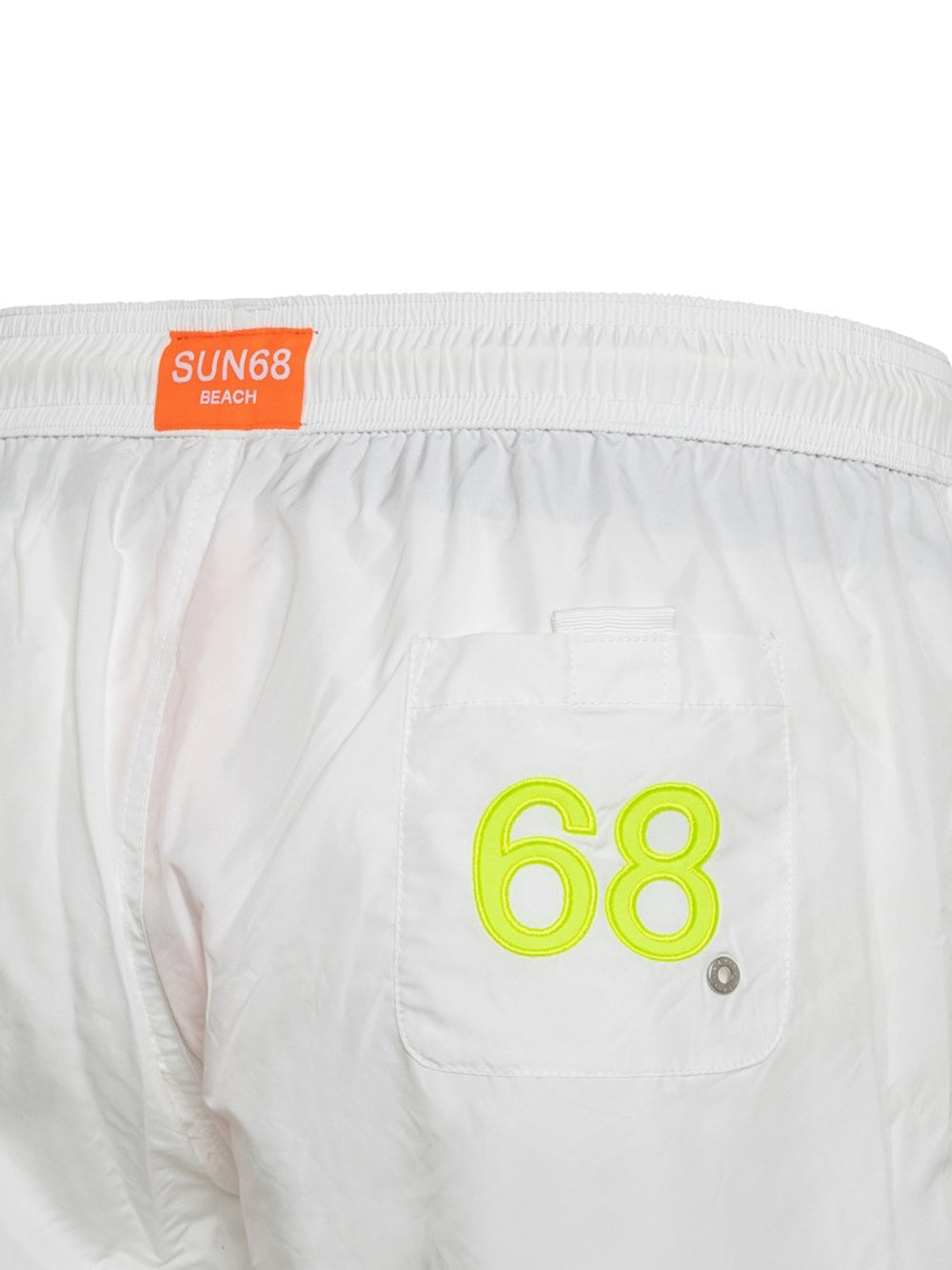 Sun68 Shorts Mare Uomo Bianco