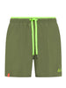 sun68 shorts mare uomo verde militare 7727228