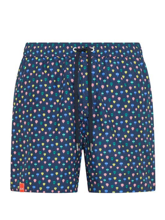 Sun68 Shorts Mare Uomo Avio scuro