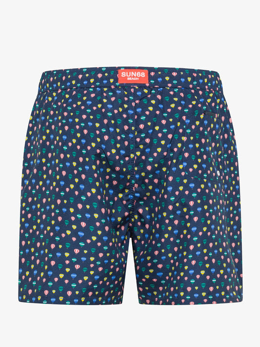 Sun68 Shorts Mare Uomo Avio scuro