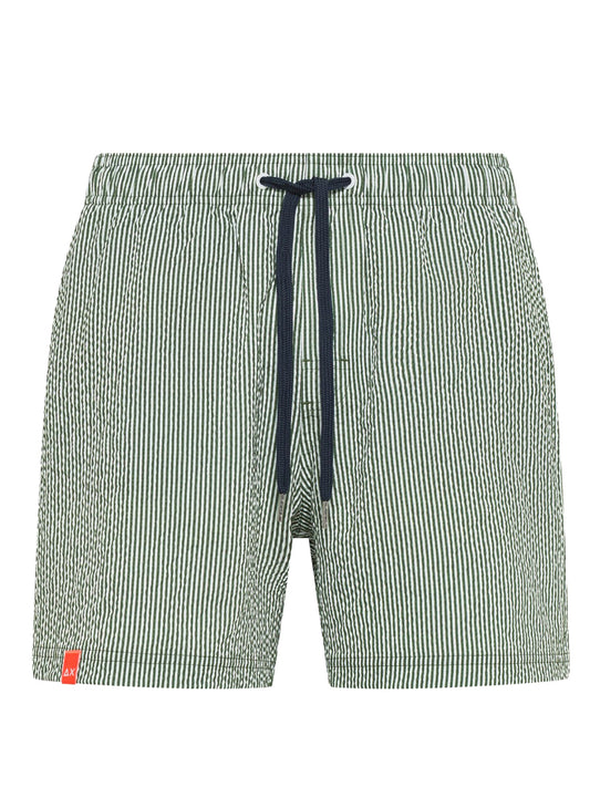 Sun68 Shorts Mare Uomo Verde Scuro
