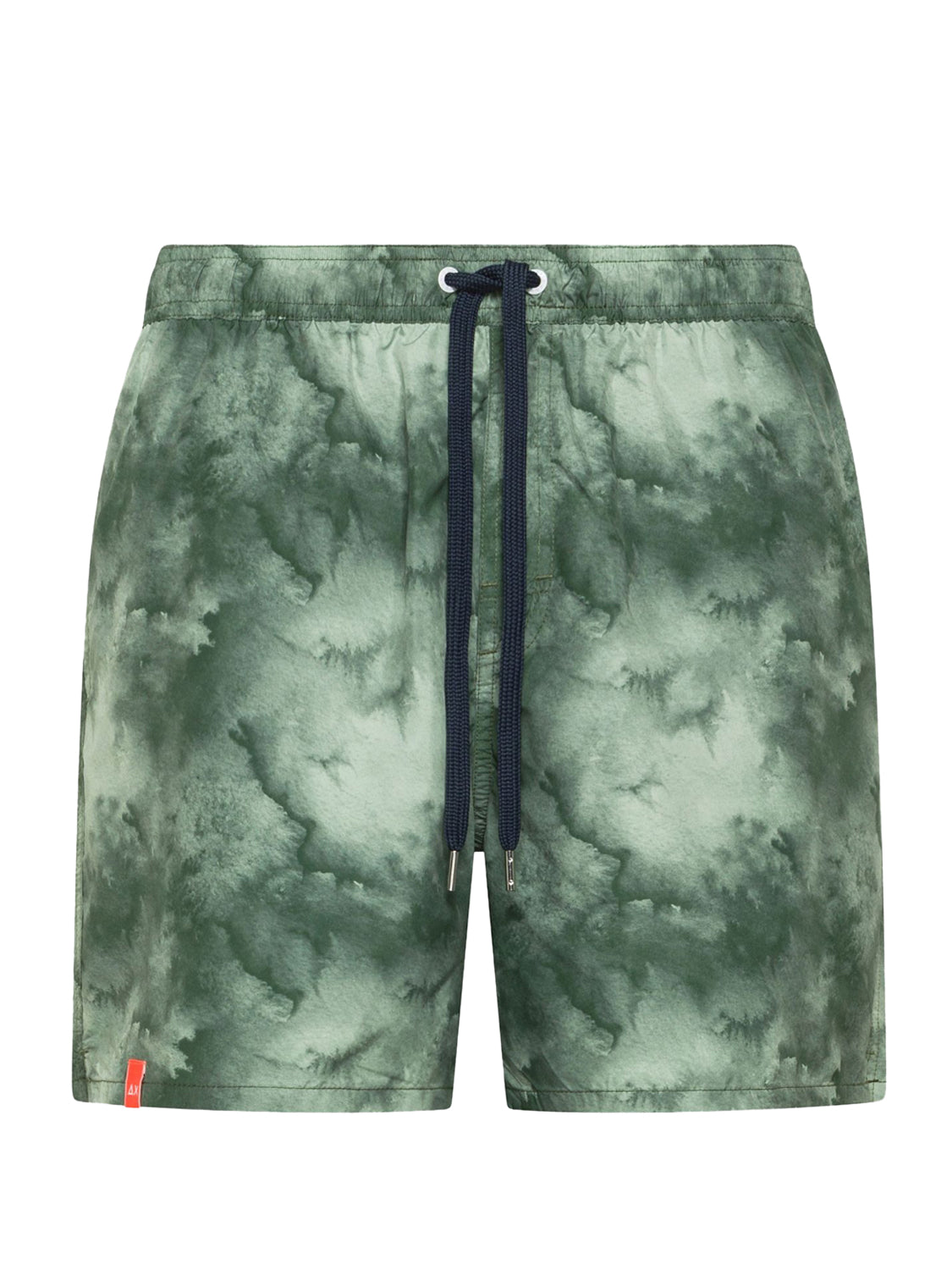Sun68 Shorts Mare Uomo Verde scuro