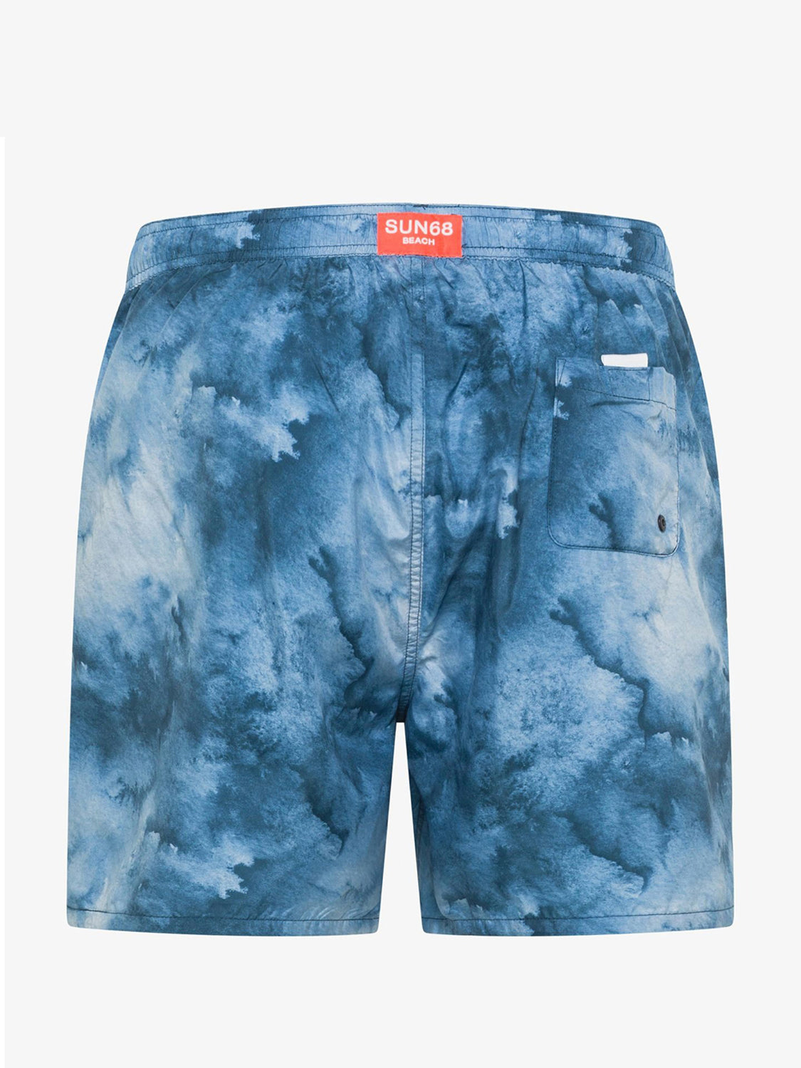 Sun68 Shorts Mare Uomo Avio scuro