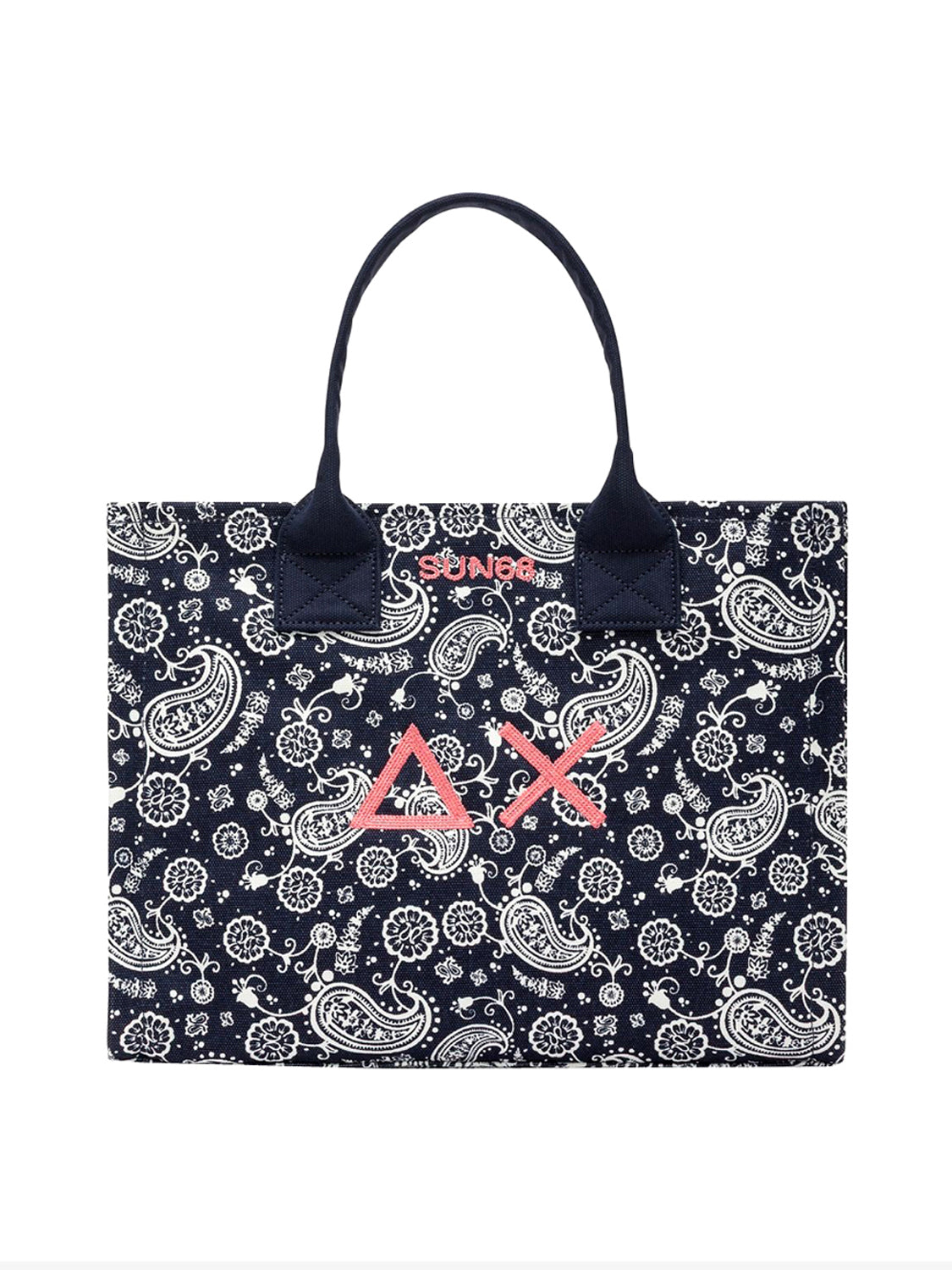 Sun68 Borsa a Mano Donna Navy