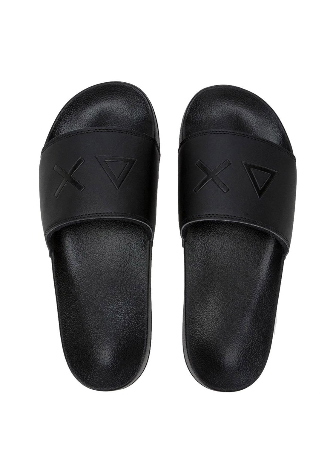Sun68 Ciabatte Uomo Slippers Logo Nero