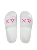 sun68 ciabatte donna slippers logo bianco 3567449