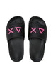 sun68 ciabatte donna slippers logo nero 9314307
