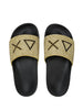 sun68 ciabatte donna slippers strass nero 1014984
