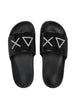 sun68 ciabatte donna slippers strass nero 5268126
