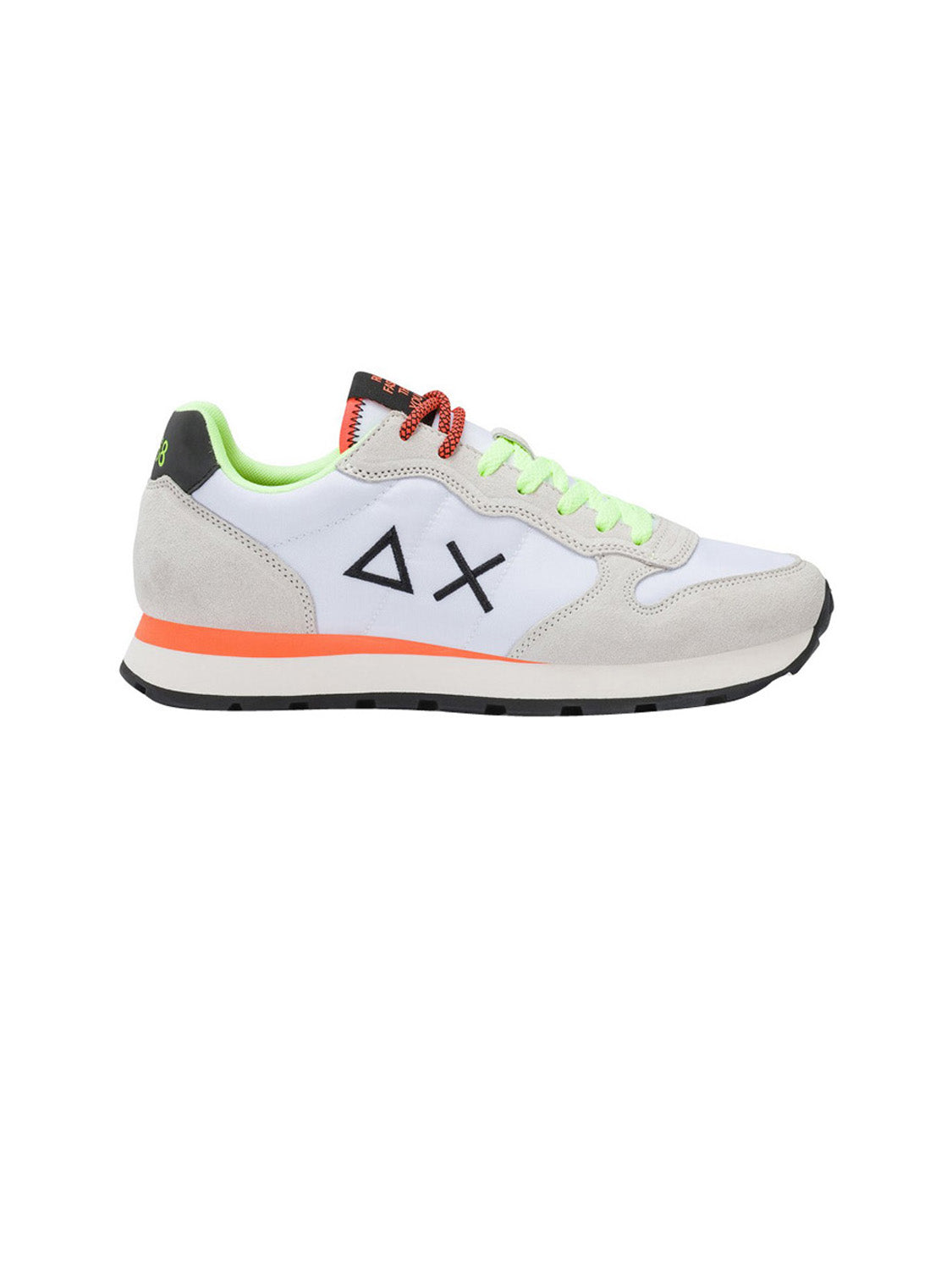 Sun68 Sneakers Uomo Tom Fluo Bianco