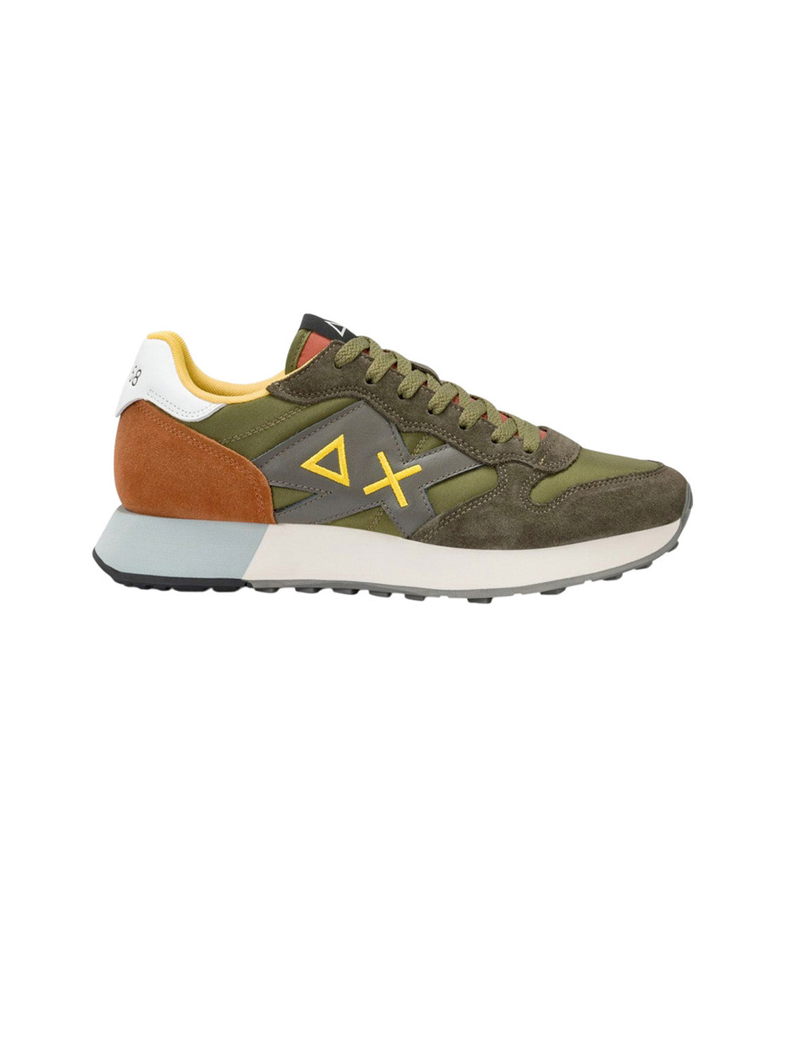 Sun68 Sneakers Uomo Jaki 2.0 Solid Verde militare