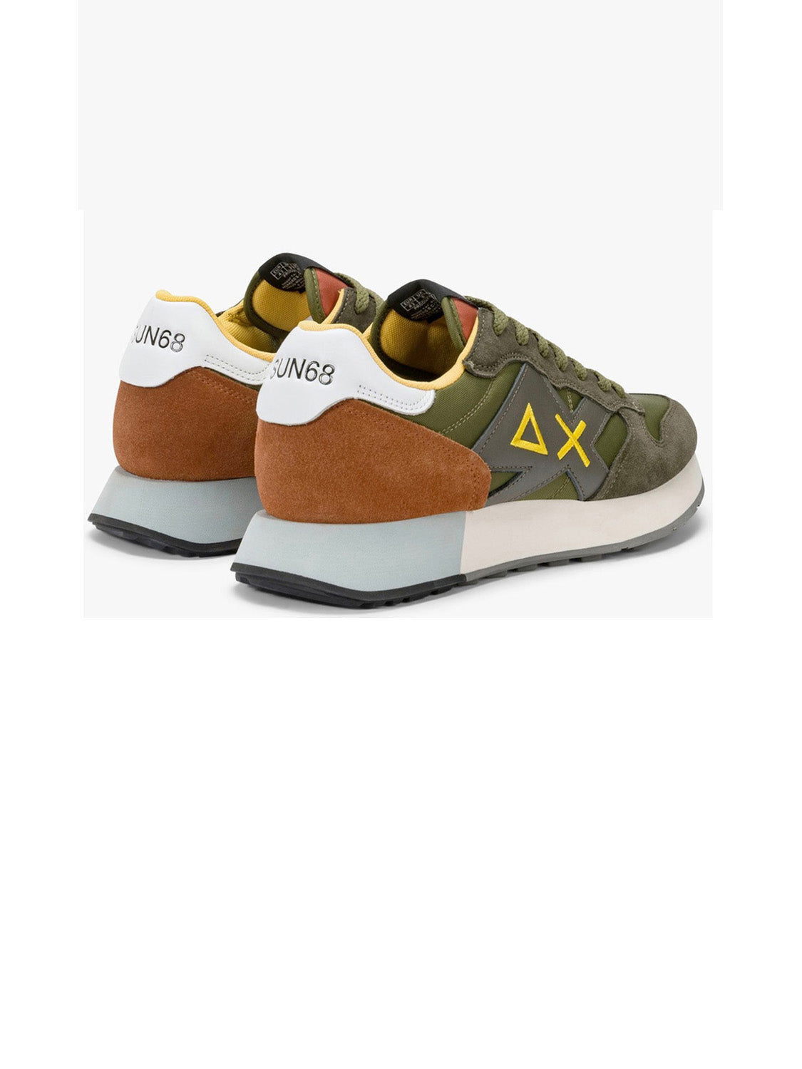 Sun68 Sneakers Uomo Jaki 2.0 Solid Verde militare