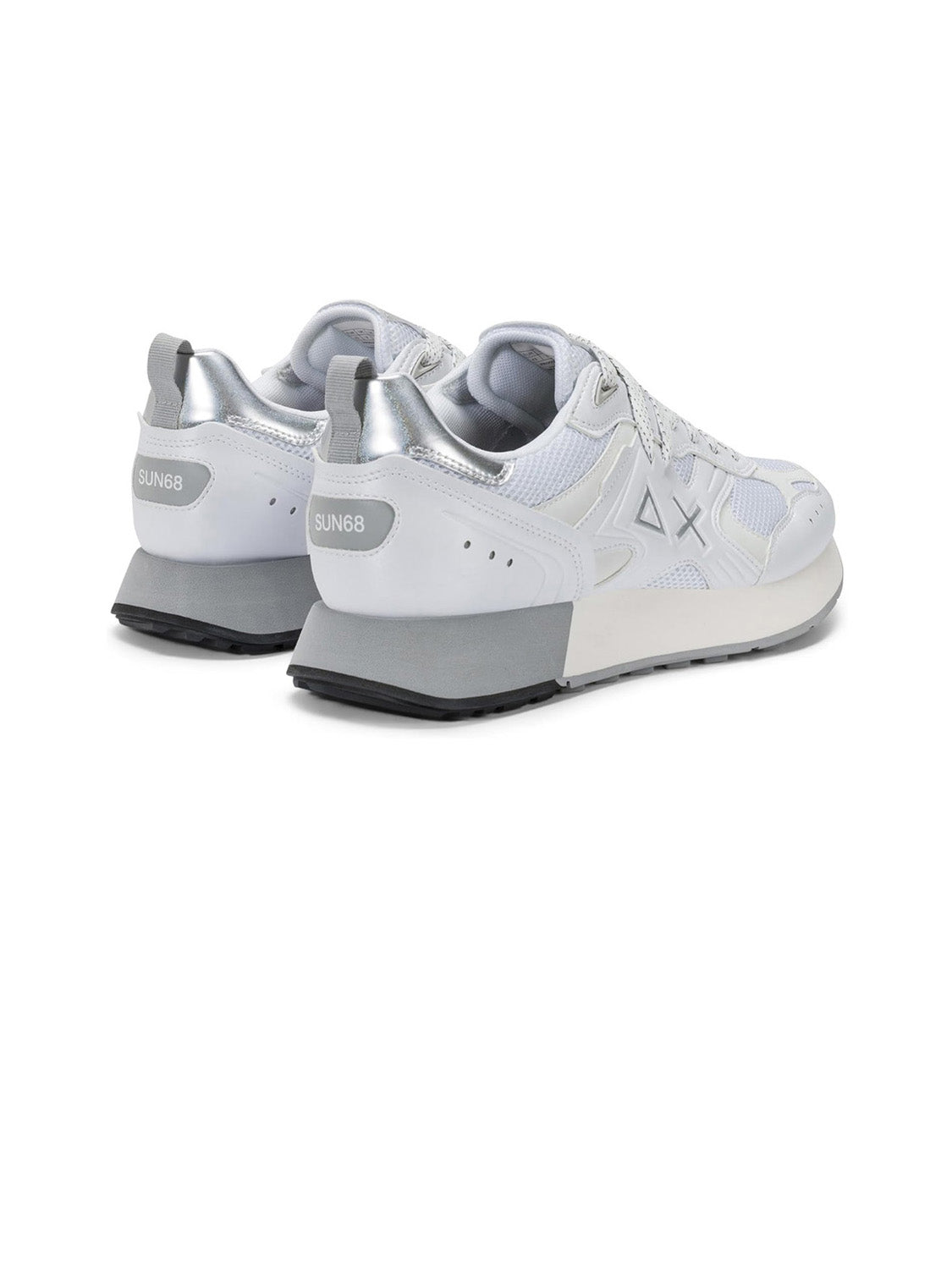 Sun68 Sneakers Uomo Jaki 2.0 Silver Bianco