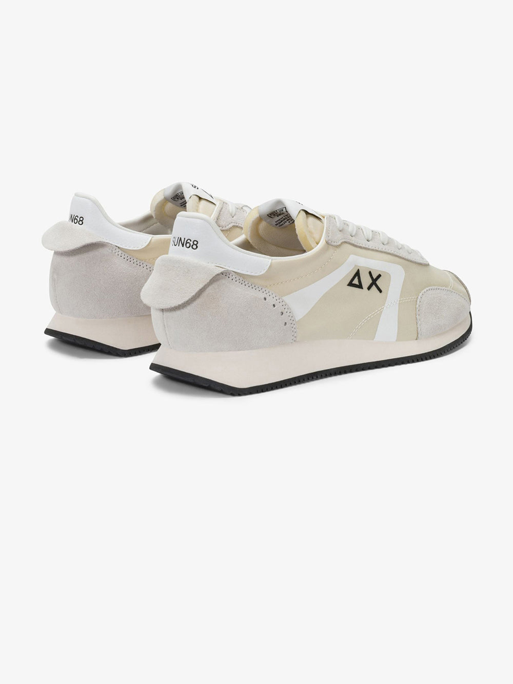 Sun68 Sneakers Uomo Easy Runner Bianco panna