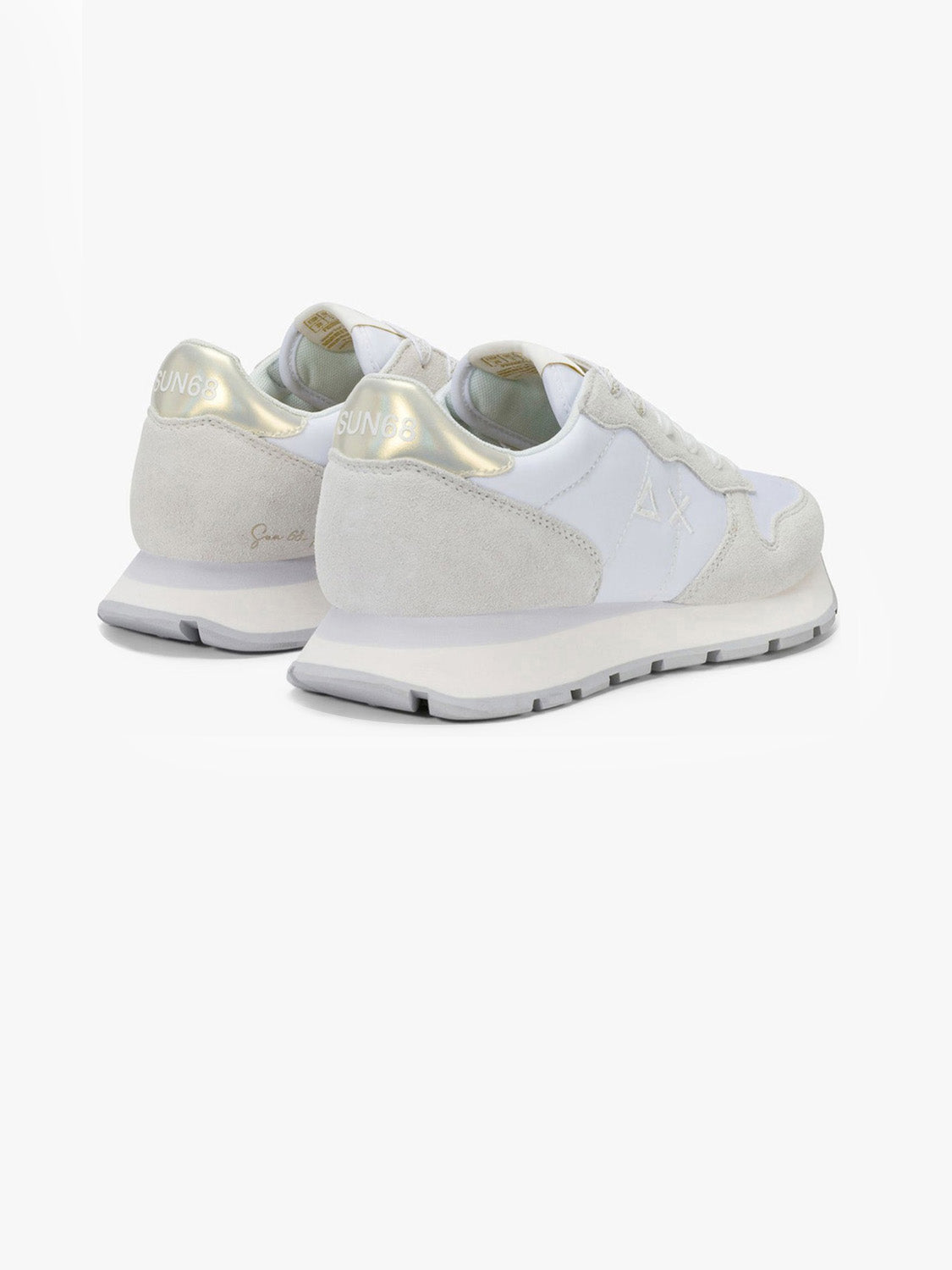 Sun68 Sneakers Donna Ally Gold Bianco
