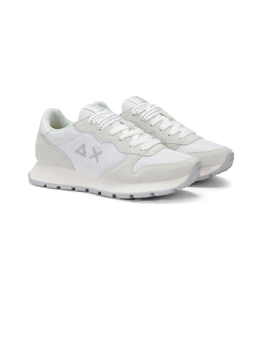 Sun68 Sneakers Donna Ally Glitter Bianco