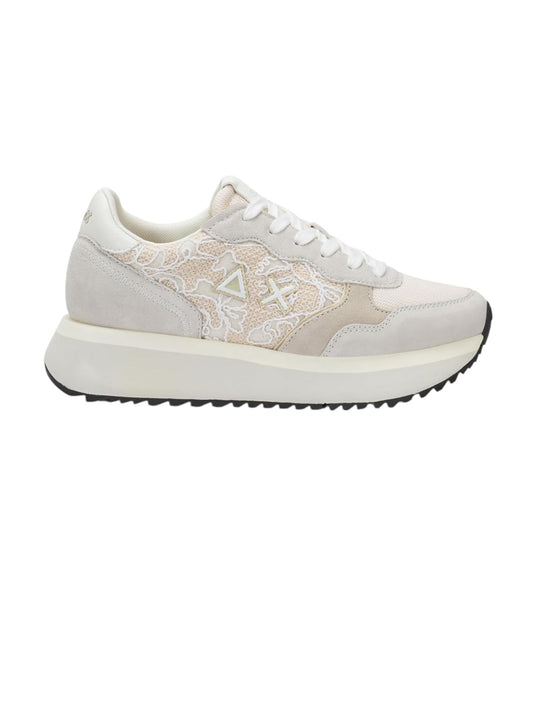 Sun68 Sneakers Donna Big Ally Bianco panna