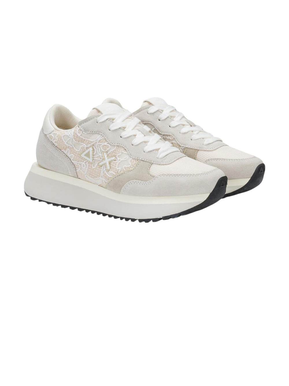 Sun68 Sneakers Donna Big Ally Bianco panna