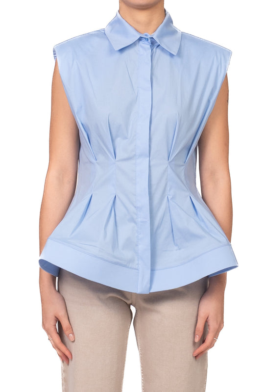 Tensione In Blusa Donna Celeste