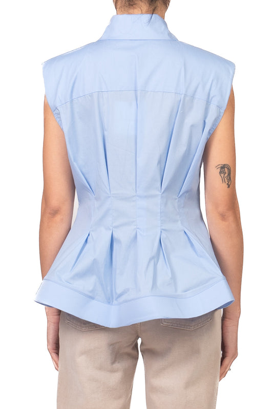 Tensione In Blusa Donna Celeste