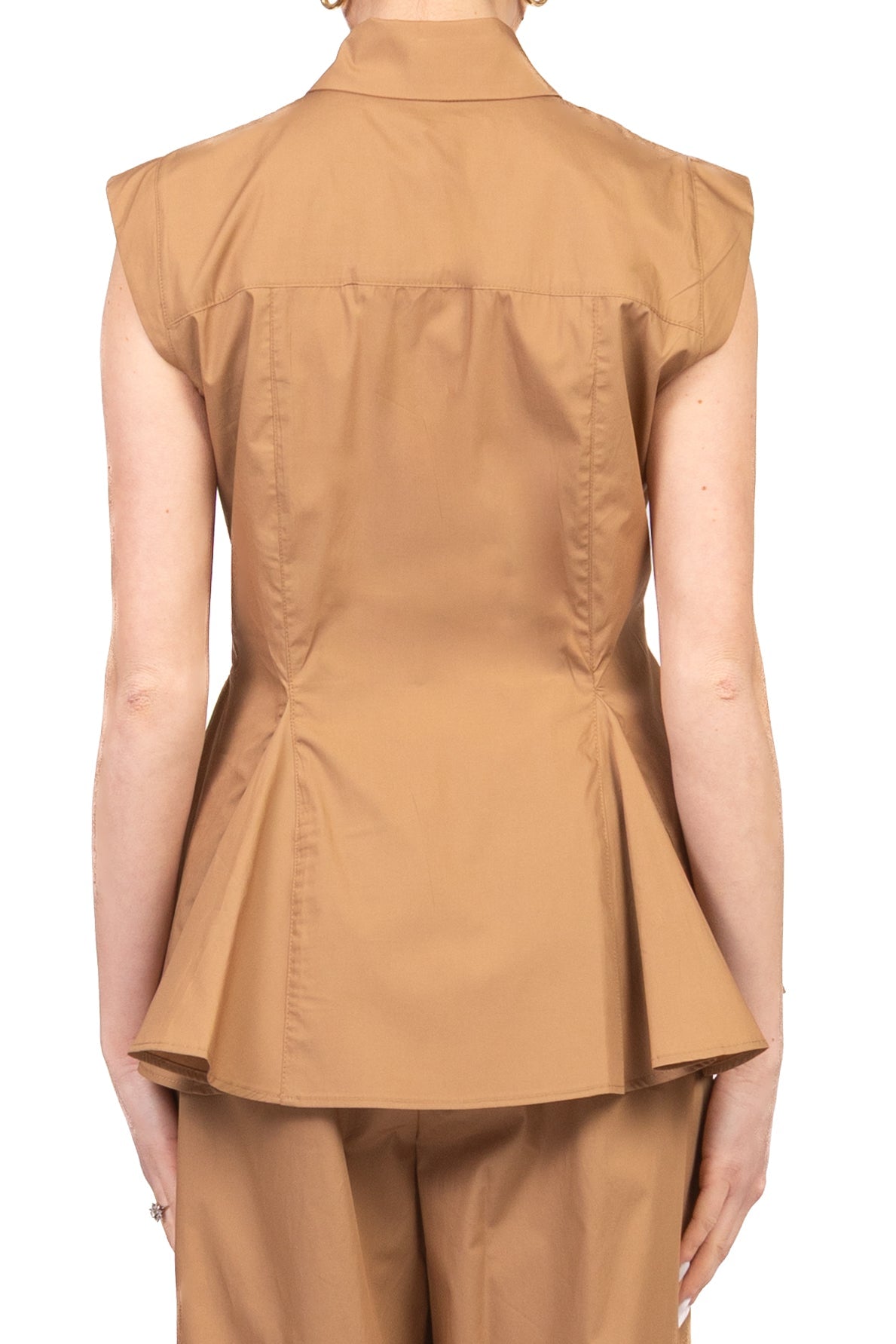 Tensione In Camicia Casual Donna Cognac