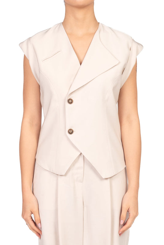 Tensione In Gilet Donna Avorio