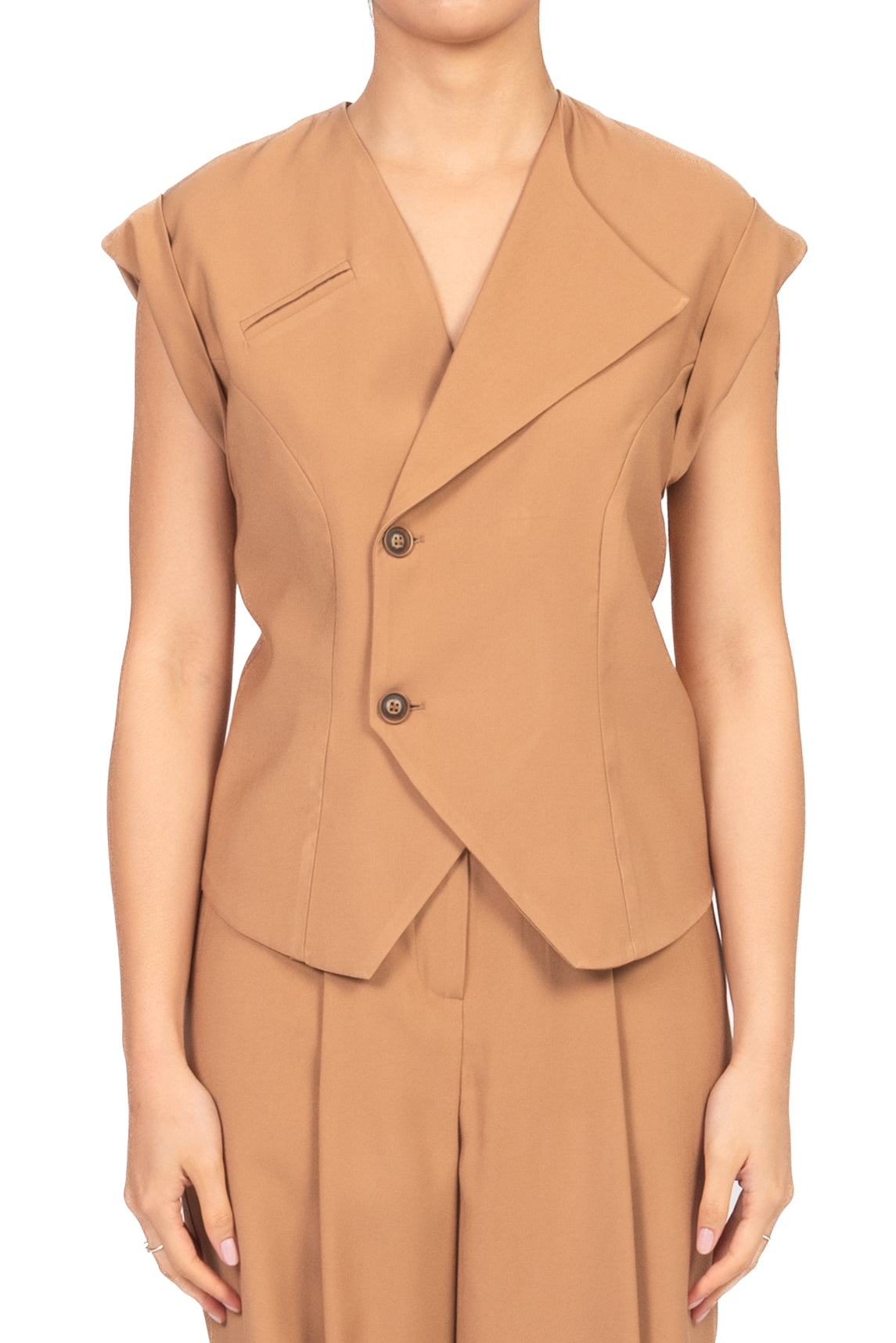 Tensione In Gilet Donna Bronzo