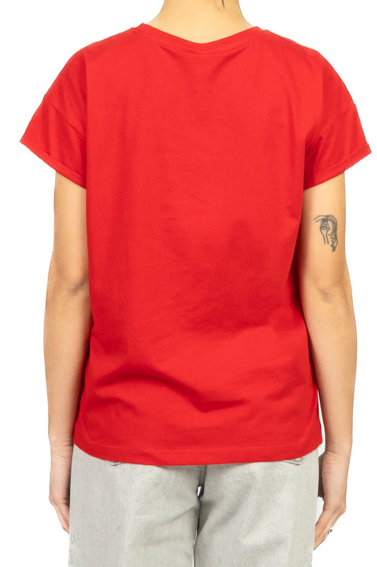 Tensione In T-shirt Donna Rosso