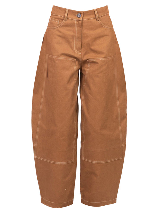 Pantalone Casual Donna Tabacco