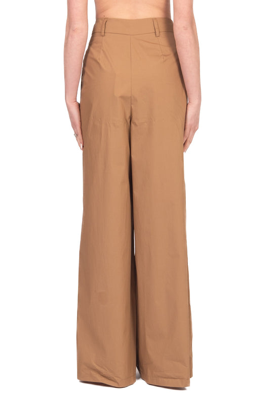 Tensione In Pantalone Casual Donna Cognac